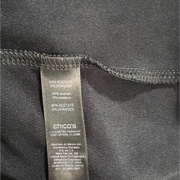 Travelers by Chicos black dress 1p medium - Picture 4 of 9